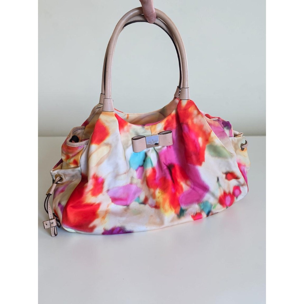 Kate Spade Diaper Bag Large Watercolor Pink Hobo